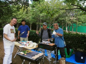 大活躍の男性軍！